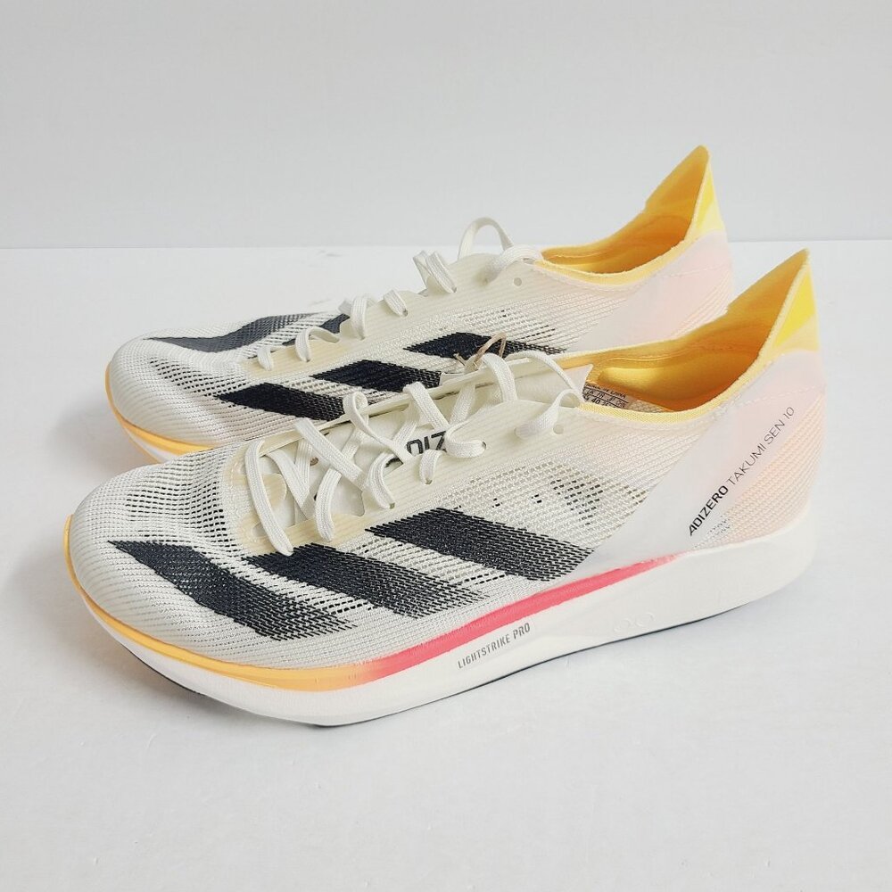 NEW Adidas Adizero Takumi Sen Running Shoes IG8202 Size 7 Cream